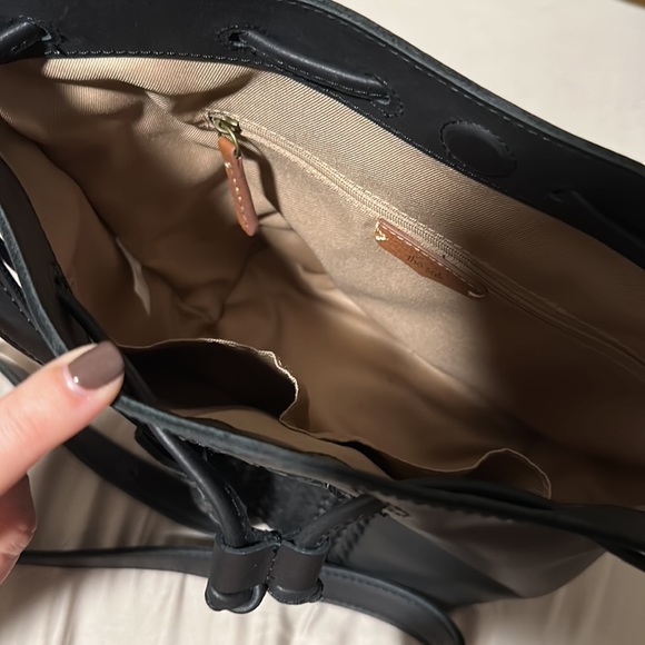 The sak Ivy bucket purse black vachetta leather - Picture 3 of 5